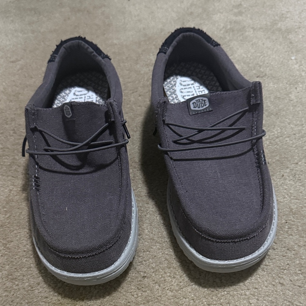 Hey Dude Men's Dark Gray Loafers